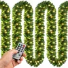CASARIA® Guirlande de Noël lumineuse 5m 100 LED blanc chaud Voir les images du produit 1
