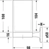 Duravit Starck T Zahnputzbecher Schwarz Matt , 0099484600 Produktbild-Vorschau 2