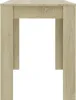 vidaXL Esstisch Sonoma-Eiche 120x60x76 cm Holzwerkstoff Anteprima dell’immagine prodotto 5