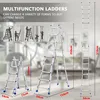 STANEW Aluminium Echelle télescopique 5.1 M, 3 en 1 Voir les images du produit 2