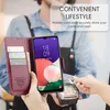 Galaxy A22 5G Hülle, Leder Brieftasche Kartenfach Produktbild-Vorschau 4