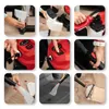 A collage of images showing how to use a carpet cleaner, including filling the tank, operating controls, and cleaning upholstery and carpets. Náhľad obrázku produktu