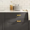 vidaXL Möbelgriffe 20 Stk. Golden 64 mm Edelstahl Produktbild-Vorschau 2