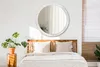 Spiegel Rund mit Aufdruck - Wandspiegel Design Wandmontage Produktbild-Vorschau 4
