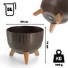 KADAX Doniczka Donica 24cm Wkład Osłonka misa Podgląd zdjęcia produktu 3