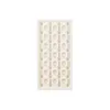 A white LEGO plate with multiple circular indentations. Produktbild-Vorschau