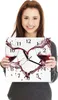 Wanduhr aus Glas mit Motiv Weingläser Herz- 30 x 30 cm - Produktbild-Vorschau 4
