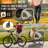 2-in-1 XXL Hunde-Fahrradanhänger mit Dachöffnung, Produktbild-Vorschau 3