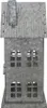 Laterne ZINKHAUS grau aus Metall H30cm Lichthaus Dekohaus - Produktbild-Vorschau 3