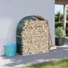 vidaXL Přístřešek na palivové dřevo Zelený 120x45x140 cm Náhled obrázku produktu 2