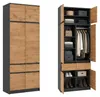 Home Collective Kleiderschrank für Schlafzimmer | 2 Produktbild-Vorschau 1