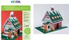 HEYDA Knusperhaus Bastelset Lebkuchenhaus aus weißem Karton Produktbild-Vorschau 2