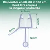 S'AFIELINA Uszczelka prysznicowa 2 sztuki 100cm do szkła Podgląd zdjęcia produktu 11