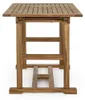 Tavolo Noemi 120-160 x 70 x 74 cm Legno di acacia Sala da Anteprima dell’immagine prodotto 19