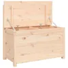 A wooden storage bench with its lid open, showing the interior divided into two compartments. The bench is made of light-colored wood with visible grain patterns. Náhľad obrázku produktu
