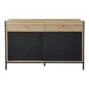 TV skrinka 'Tysnes' 120x40x75 cm dub/čierna Náhľad obrázku produktu 6
