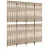 vidaXL Paravent 4 pcs. Beige Poly Rattan Voir les images du produit 4