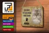 Blechschild Spruch 18x12cm Perser Katze ohne kein Heim Produktbild-Vorschau 3