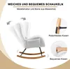 okwish Schaukelstuhl Sessel mit Metallgestell und Produktbild-Vorschau 8
