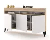 Große Kommode Fernsehschrank LUNA 3D Golden Sonoma Produktbild-Vorschau 3