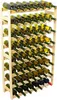 STOLMAK Weinregal aus Holz für 56 Flaschen Natur Produktbild-Vorschau 4