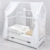 Baby-Delux Hausbett Kinderbett Gitterbett weiß 60x120 Produktbild-Vorschau 2