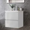 50 cm Badmöbel-Set Unterschrank mit Keramik waschtisch 2 Produktbild-Vorschau 1