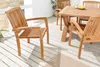 Outdoor patio furniture set on a wooden deck. Produktbild-Vorschau