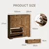Schoenenkast BEALIFE, 100x30x102 cm, met 2 klepdeurtjes, Productafbeelding-voorbeeld 7