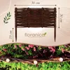Floranica 5 Stück Beetbegrenzung Weide 30 cm x 30 cm – Produktbild-Vorschau 3