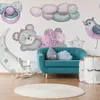 Muralo XXL Selbstklebende FOTOTAPETE Aquarell Teddybaer Produktbild-Vorschau 1