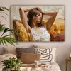 MuchoWow® - Leinwandbilder - Frau - Kunst - Abstrakt - Produktbild-Vorschau 2