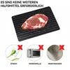 Schnell Auftauplatte Fleisch aus Aluminium, Auftauhilfe für Produktbild-Vorschau 4