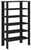 vidaXL Portascarpe nero 61x32x105 cm Materiale a base di Anteprima dell’immagine prodotto 1