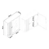 Szafka z lustrem 'Karlsøy' 50x60x15cm biała Podgląd zdjęcia produktu 3