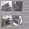 Collage of images showing features of a bathroom vanity and sink. Náhled obrázku produktu