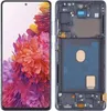 A split image showing a smartphone screen on the left and the disassembled phone frame on the right. Produktbild-Vorschau