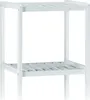 relaxdays Badregal weiß 34,5 x 33,0 x 139,5 cm Produktbild-Vorschau 5