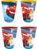 Cars Trinkbecher Set 4er Pack Kinder Kunststoff Disney Produktbild-Vorschau 1