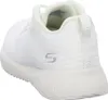 A close-up rear view of a white Skechers shoe. Náhled obrázku produktu