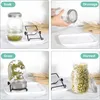 Sprossenglas Keimglas 2er Set, 2 x 1000ml Sprossenglas mit Produktbild-Vorschau 5