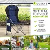 Juskys Campingstuhl Lido mit Getränkehalter & Tasche - Produktbild-Vorschau 2