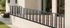 Izrielar 100 cm rampe d'escalier en U noire main courante Voir les images du produit 8