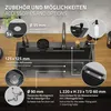 Dřez ML-Design z nerezové oceli, antracitový, s výsuvnou Náhled obrázku produktu 3