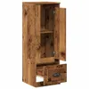 vidaXL Highboard old wood look 36x35,5x103,5 cm materiál na Náhľad obrázku produktu 5