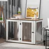 PawHut hondenkooi, meubel, hondenbox met deur en raam, voor Productafbeelding-voorbeeld 2