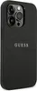 A black iPhone case with the Guess logo. Voir les images du produit