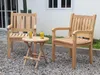 Rondo Teak Klapptisch – Ø 50 cm – Zusammenklappbarer Produktbild-Vorschau 16