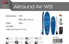 F2  SUP Stand Up Paddle Board Allround Air WS  10'5''  Blau Produktbild-Vorschau 2