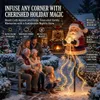 2er-Set Weihnachts-Solar-Gartenstecker, Weihnachtsmann & Produktbild-Vorschau 6